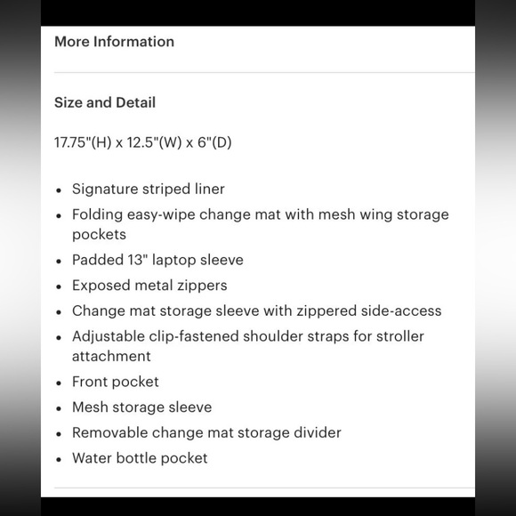 NWT Herschel Nova Sprout Ash Rose Diaper Bag Backpack - Ash Rose - Picture 8 of 16